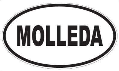 MOLLEDA - Oval Sticker