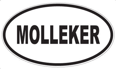 MOLLEKER - Oval Sticker