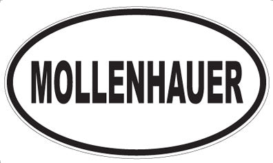 MOLLENHAUER - Oval Sticker