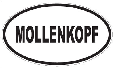 MOLLENKOPF - Oval Sticker