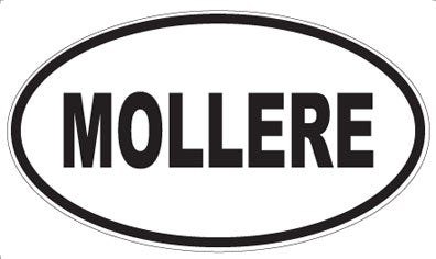 MOLLERE - Oval Sticker