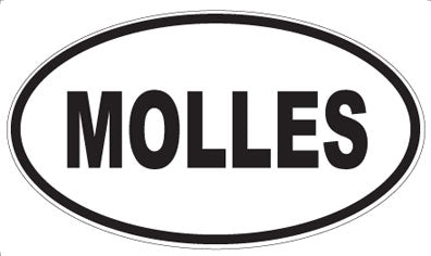 MOLLES - Oval Sticker