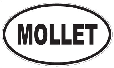 MOLLET - Oval Sticker