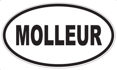 MOLLEUR - Oval Sticker