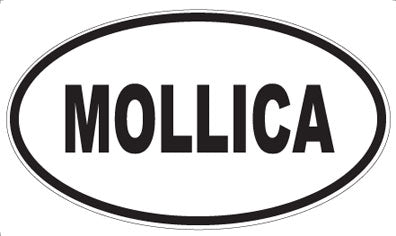 MOLLICA - Oval Sticker
