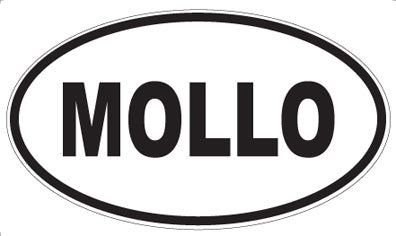 MOLLO - Oval Sticker