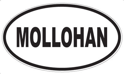 MOLLOHAN - Oval Sticker