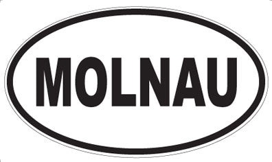 MOLNAU - Oval Sticker