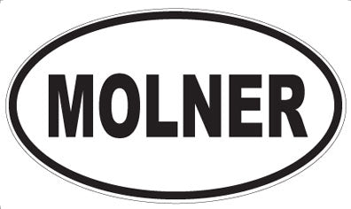 MOLNER - Oval Sticker