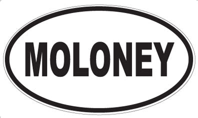 MOLONEY - Oval Sticker