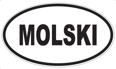 MOLSKI - Oval Sticker
