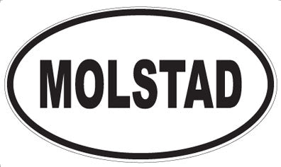 MOLSTAD - Oval Sticker