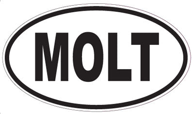 MOLT - Oval Sticker