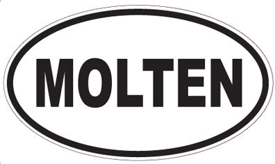 MOLTEN - Oval Sticker