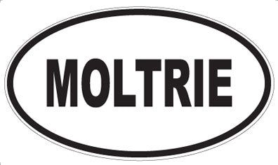 MOLTRIE - Oval Sticker