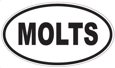 MOLTS - Oval Magnet