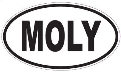MOLY - Oval Sticker