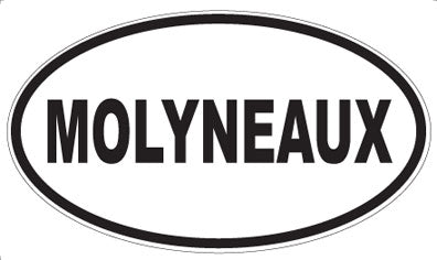 MOLYNEAUX - Oval Sticker