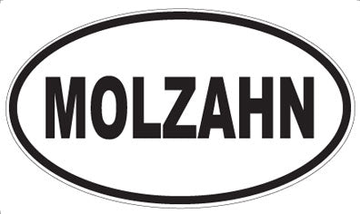 MOLZAHN - Oval Sticker
