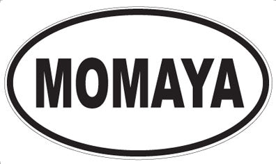 MOMAYA - Oval Sticker