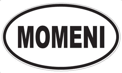 MOMENI - Oval Sticker