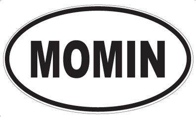 MOMIN - Oval Sticker