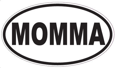 MOMMA - Oval Sticker
