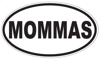 MOMMAS - Oval Sticker