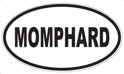 MOMPHARD - Oval Sticker