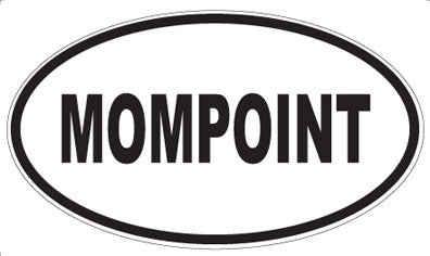 MOMPOINT - Oval Sticker