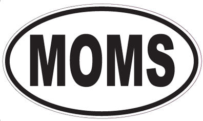 MOMS - Oval Sticker