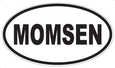 MOMSEN - Oval Sticker