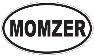 MOMZER - Oval Sticker