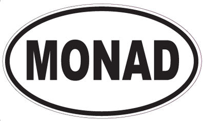 MONAD - Oval Sticker