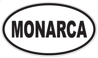 MONARCA - Oval Magnet