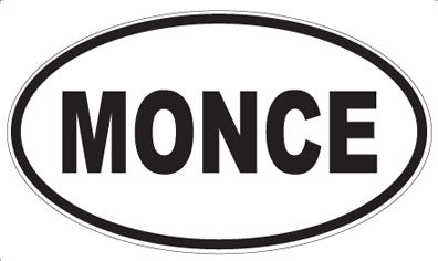 MONCE - Oval Sticker