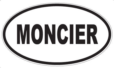MONCIER - Oval Sticker