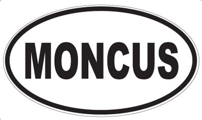 MONCUS - Oval Sticker