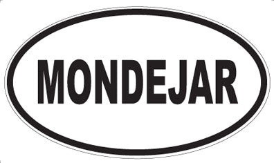 MONDEJAR - Oval Sticker