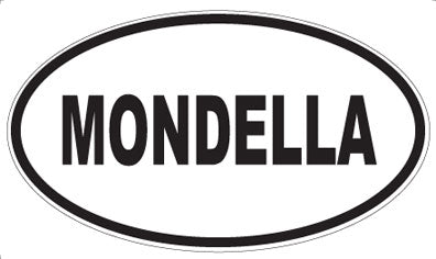 MONDELLA - Oval Sticker