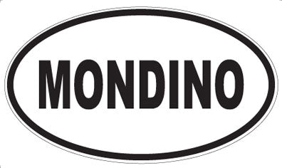 MONDINO - Oval Sticker