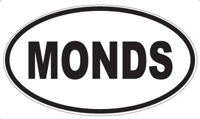 MONDS - Oval Sticker
