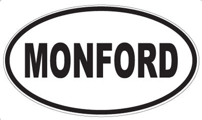 MONFORD - Oval Sticker