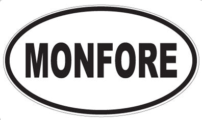 MONFORE - Oval Sticker