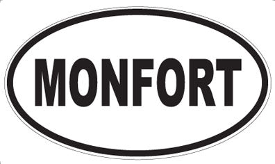 MONFORT - Oval Sticker