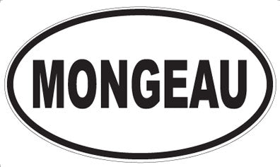 MONGEAU - Oval Sticker