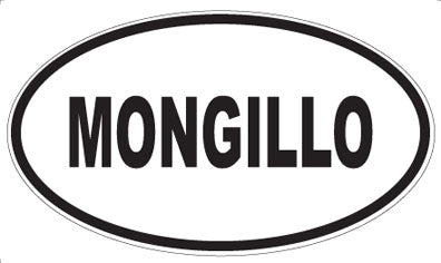 MONGILLO - Oval Sticker