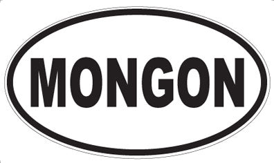 MONGON - Oval Sticker