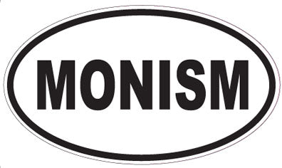 MONISM - Oval Sticker