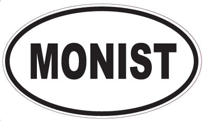 MONIST - Oval Sticker